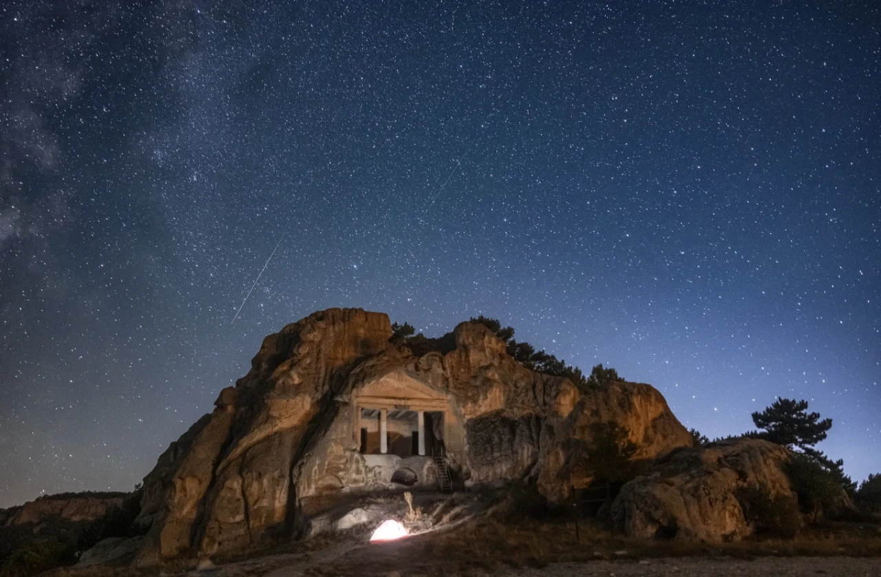 Eskişehir'de Perseid Meteor Yağmuru Görsel Şölene Dönüştürüldü